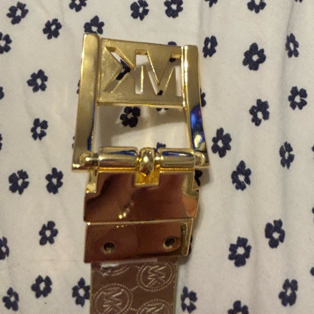 Michael Kors Gold Women's Belt - Picture 3 of 6